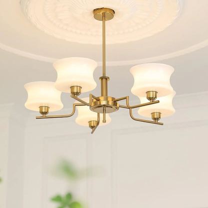Valentina Vintage Metal Glass Pendant Light Bedroom Living Room