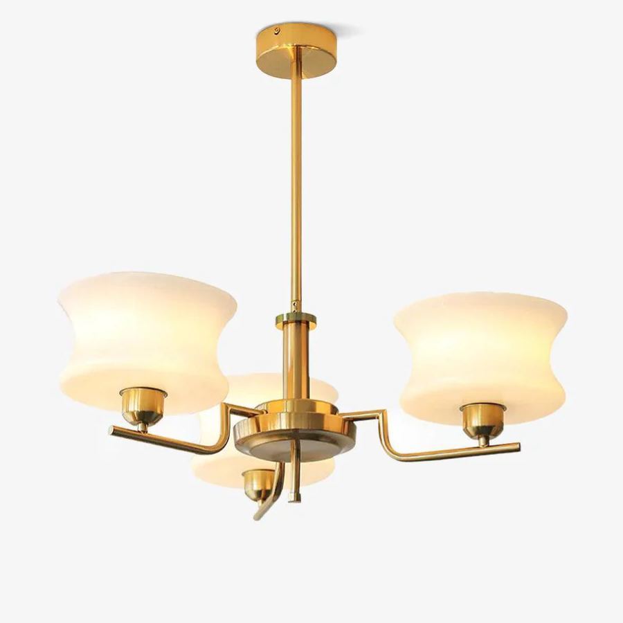 Valentina Vintage Metal Glass Pendant Light Bedroom Living Room