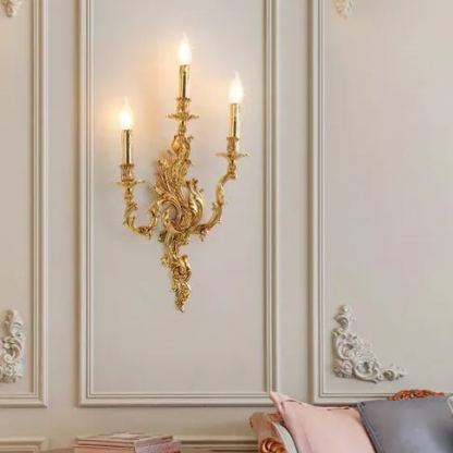 Alessio Vintage Palace Candle Wall Light Living Room Bedroom Bathroom