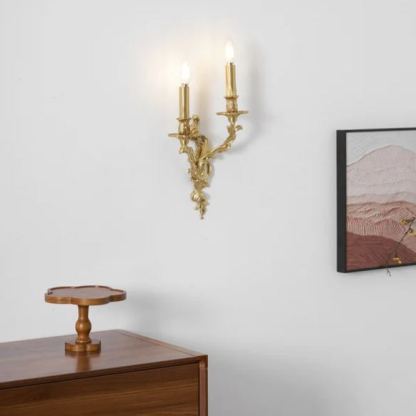 Alessio Vintage Palace Candle Wall Light Living Room Bedroom Bathroom
