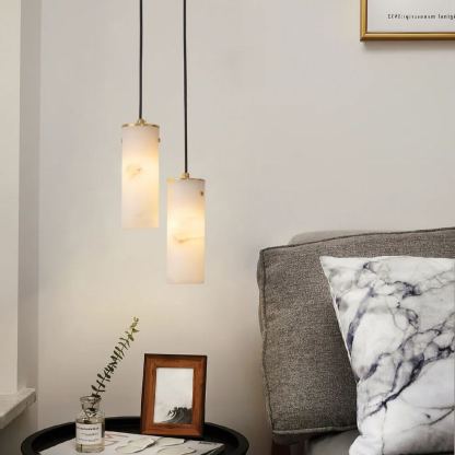 Jade Modern Pendant Light Alabaster Bedroom  Dining Room