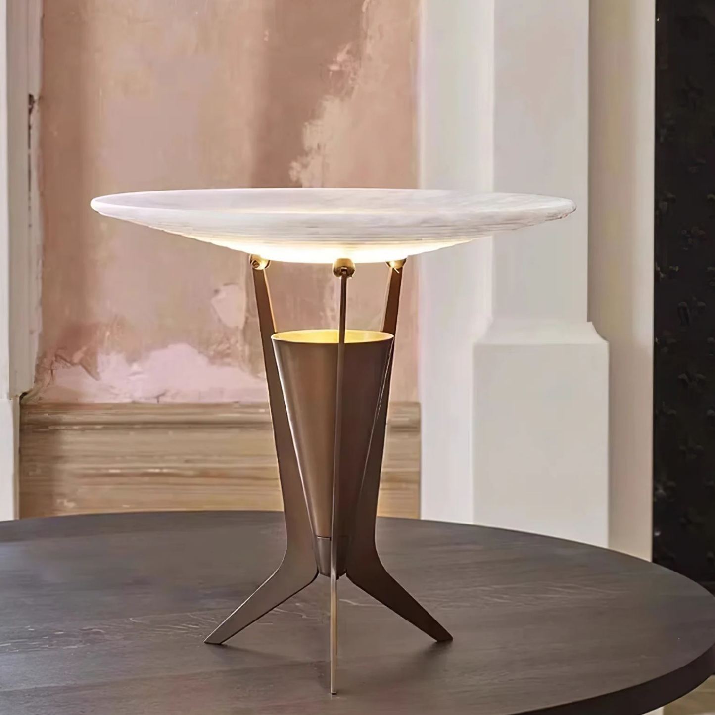 Jade Table Modern Alabaster Living Room Lamp