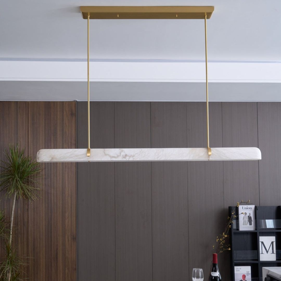 Jade Minimalist Brass Pendant Light Living Room Dining Room