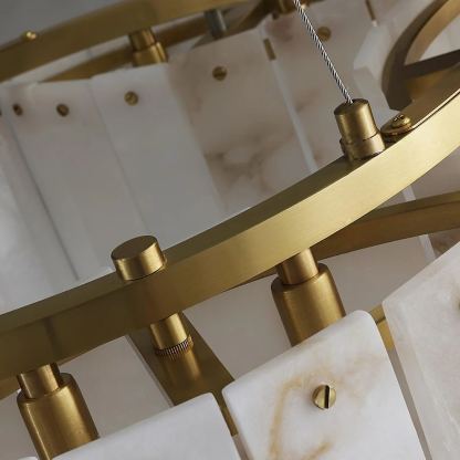 Jade Modern Luxury Alabaster Ceiling Light Living Room Dining Room