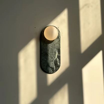 Jade Minimalism Metal Glass Wall Lamp Dining Room Bedroom