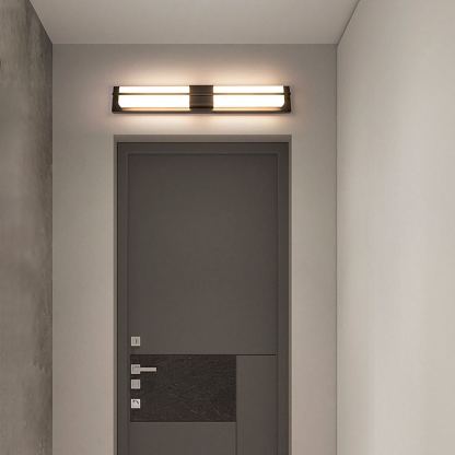 Jade Rectangular Alabaster Brass Wall Light Living Room Bedroom