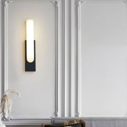 Jade Modern Agatha Alabaster Wall Light Living Room Bedroom