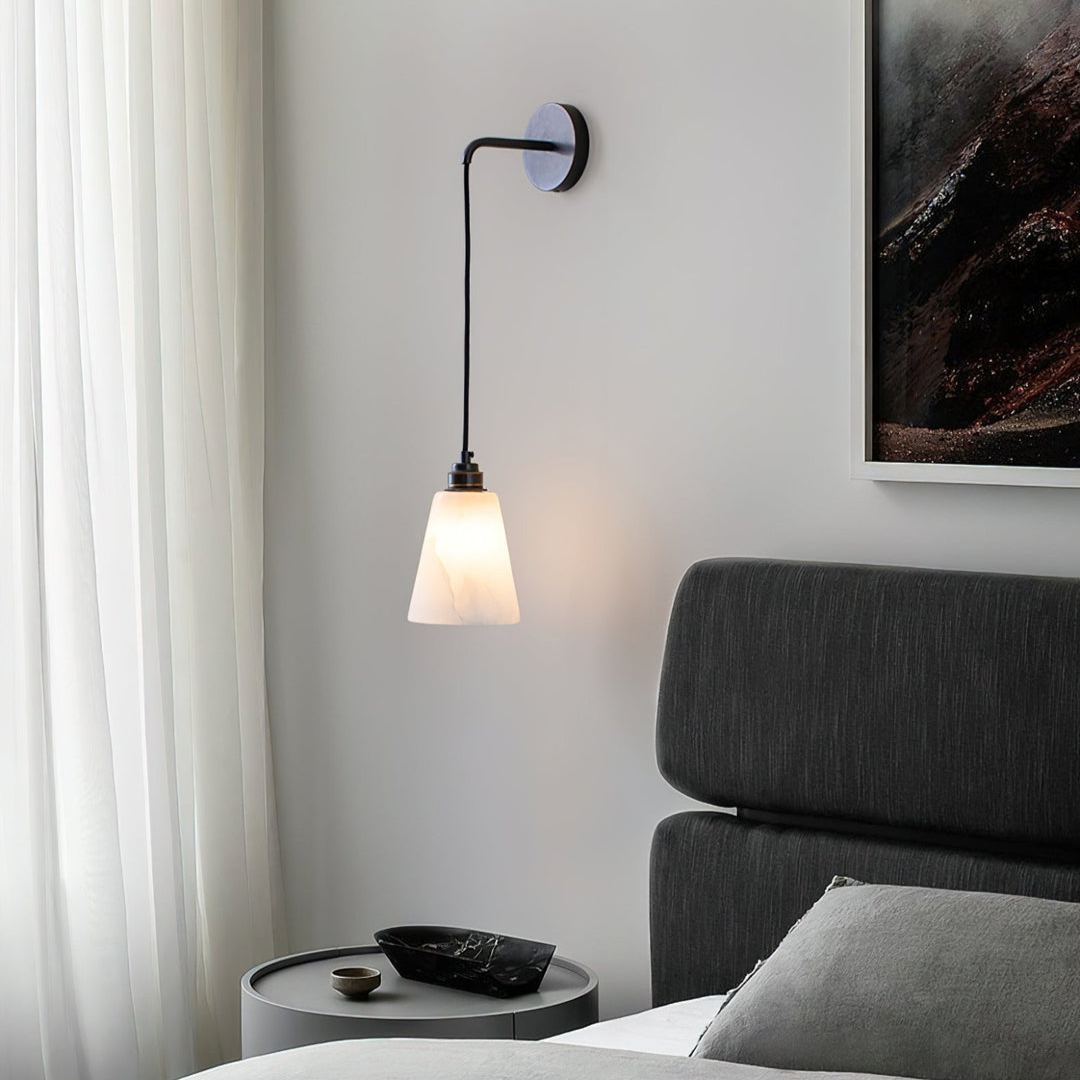 Jade Minimalist Nordic Alabaster Wall Light Living Room Bedroom