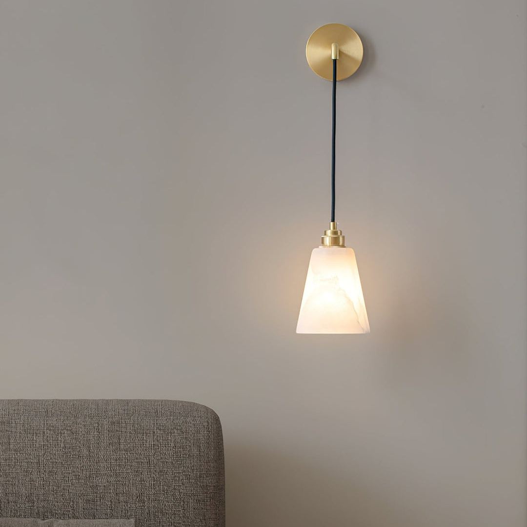 Jade Minimalist Nordic Alabaster Wall Light Living Room Bedroom