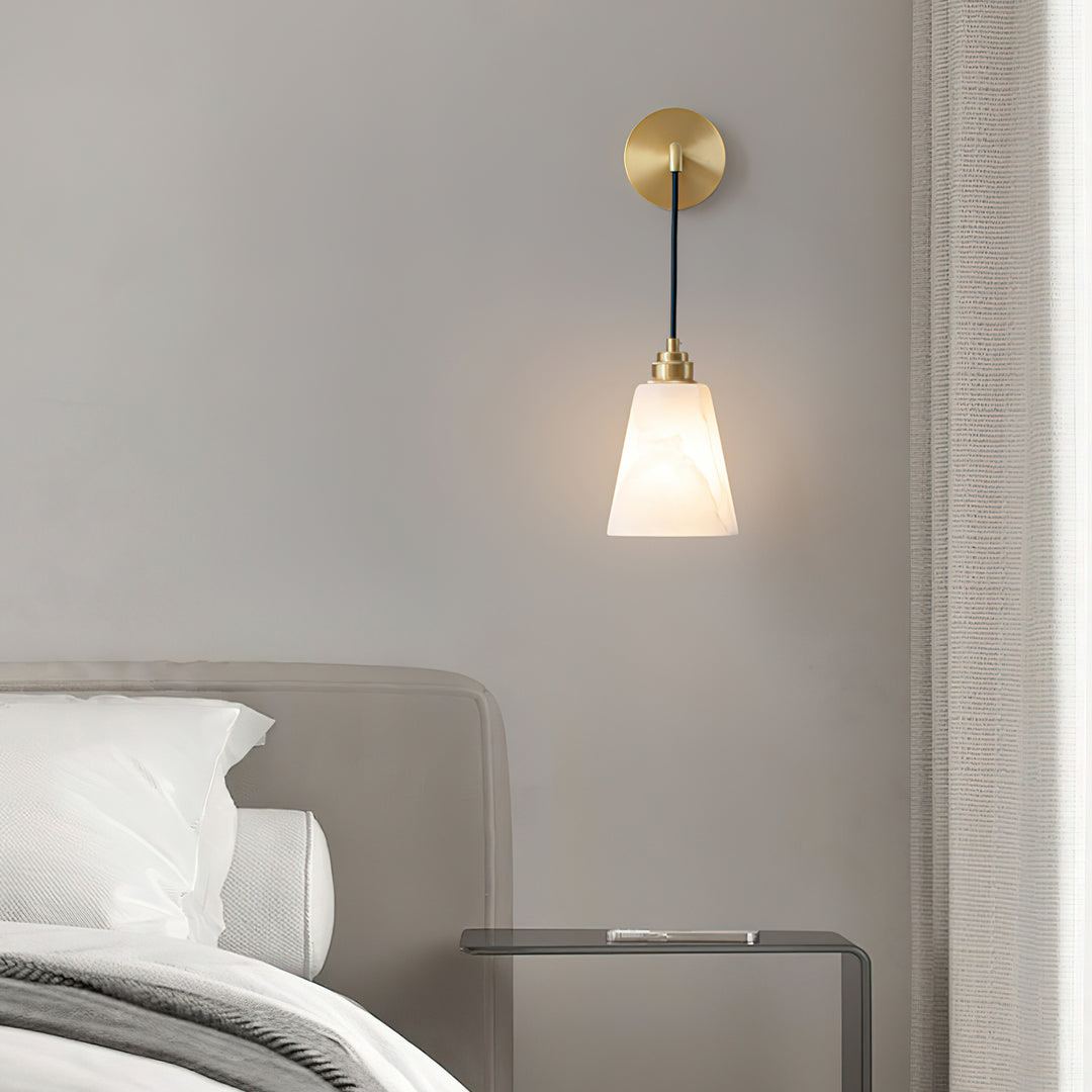 Jade Minimalist Nordic Alabaster Wall Light Living Room Bedroom
