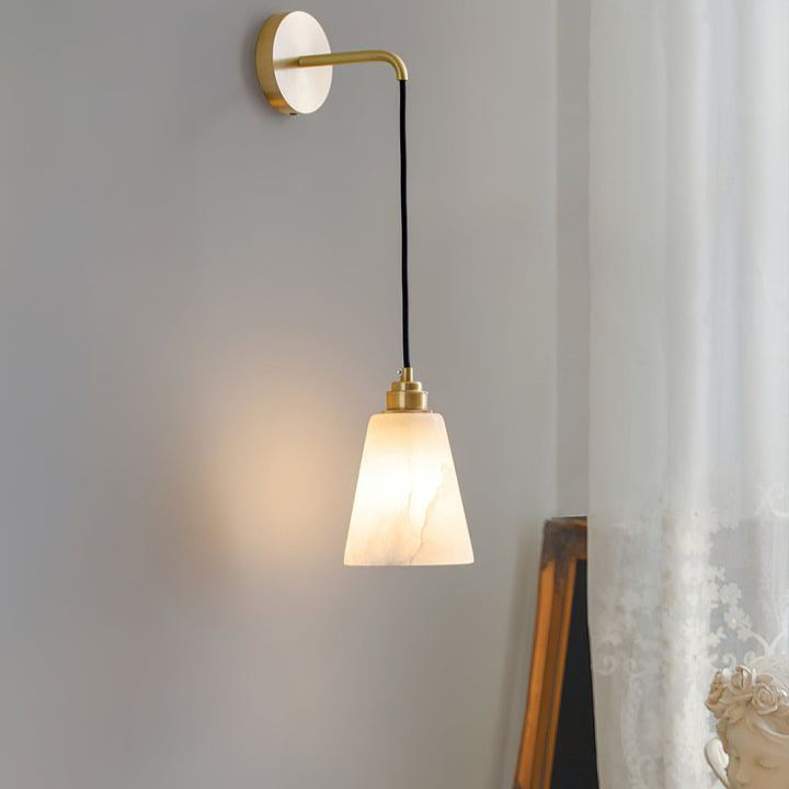 Jade Minimalist Nordic Alabaster Wall Light Living Room Bedroom