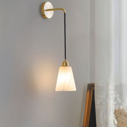 Jade Minimalist Nordic Alabaster Wall Light Living Room Bedroom