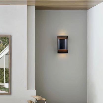 Orr Vintage Industrial Square Metal Wall Light Hallway Bathroom Bedroom