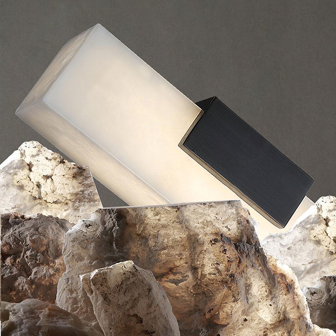 Jade Alabaster Linear Modern Pendant Light Living Room Dining Room