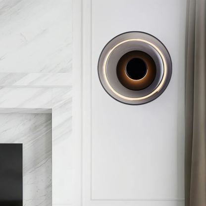 Hailie Modern Round Bowl Glass Wall Light Shades Bedroom Hallway