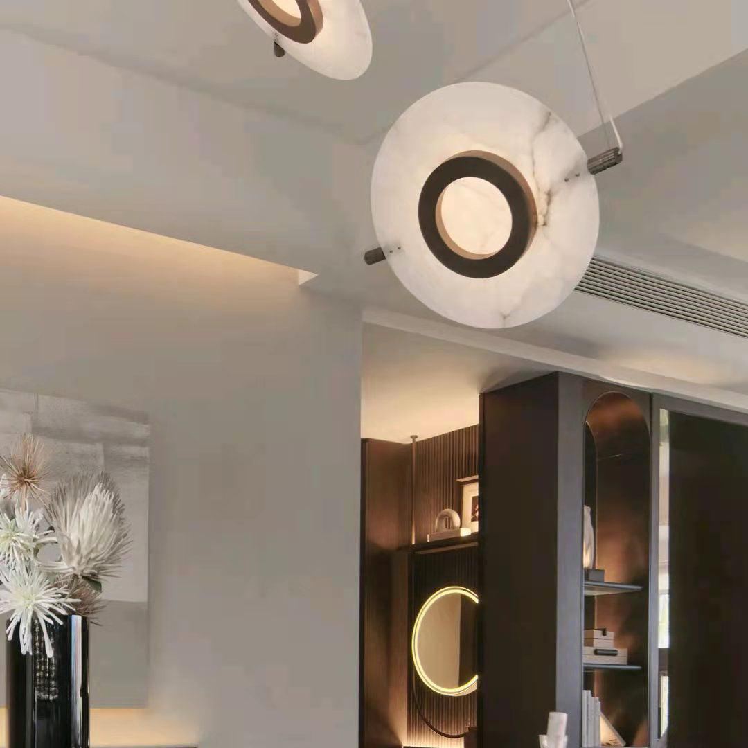 Jade Advanced Alabaster Modern Pendant Light Living Room Dining Room