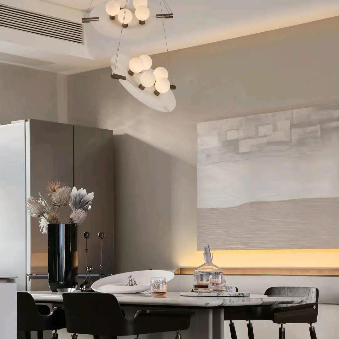Jade Advanced Alabaster Modern Pendant Light Living Room Dining Room