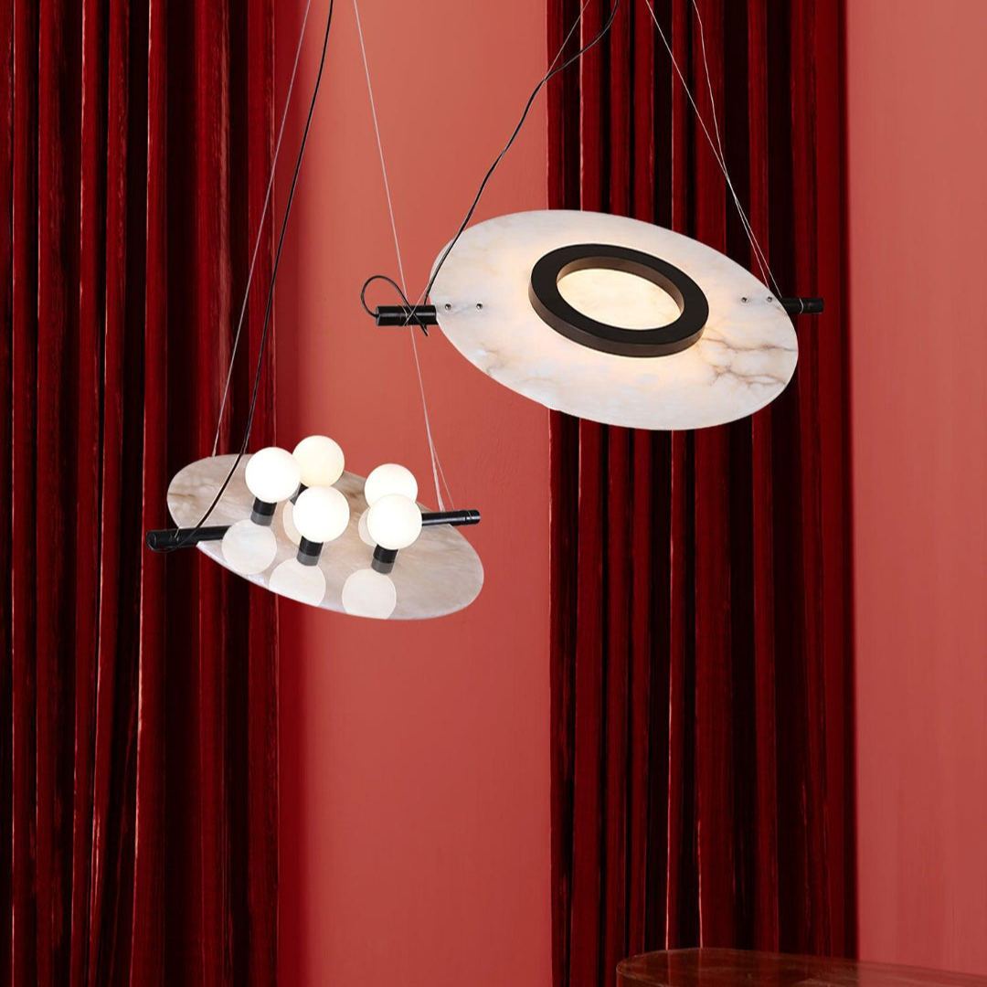 Jade Advanced Alabaster Modern Pendant Light Living Room Dining Room