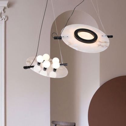 Jade Advanced Alabaster Modern Pendant Light Living Room Dining Room