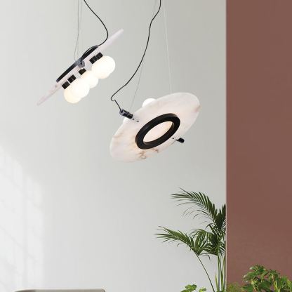 Jade Advanced Alabaster Modern Pendant Light Living Room Dining Room