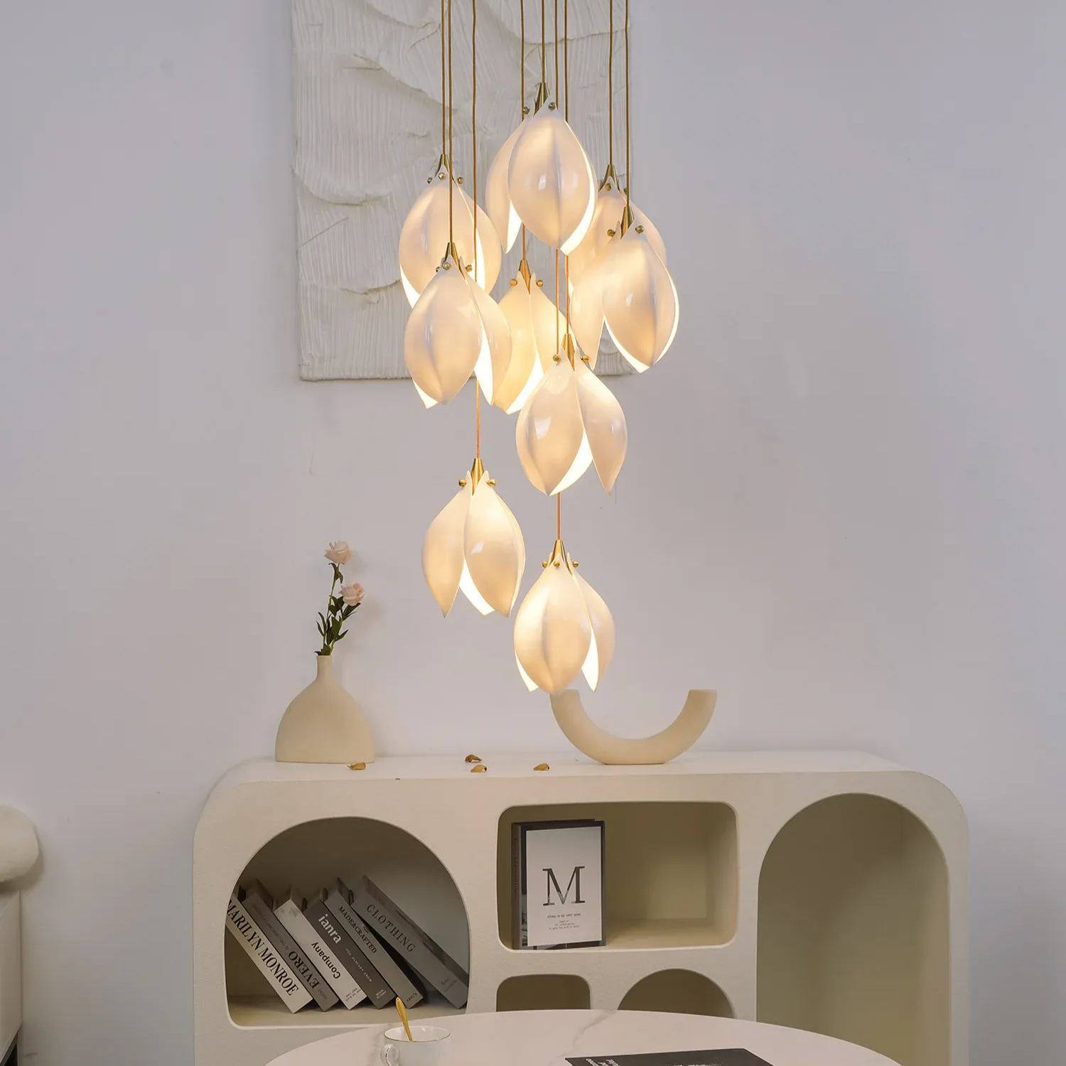 Carins Modern Unusual Ceramic Pendant Light Living Room Hallway
