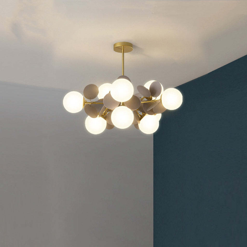 Jevon Multicolored Flower Branch Chandelier, Living Room