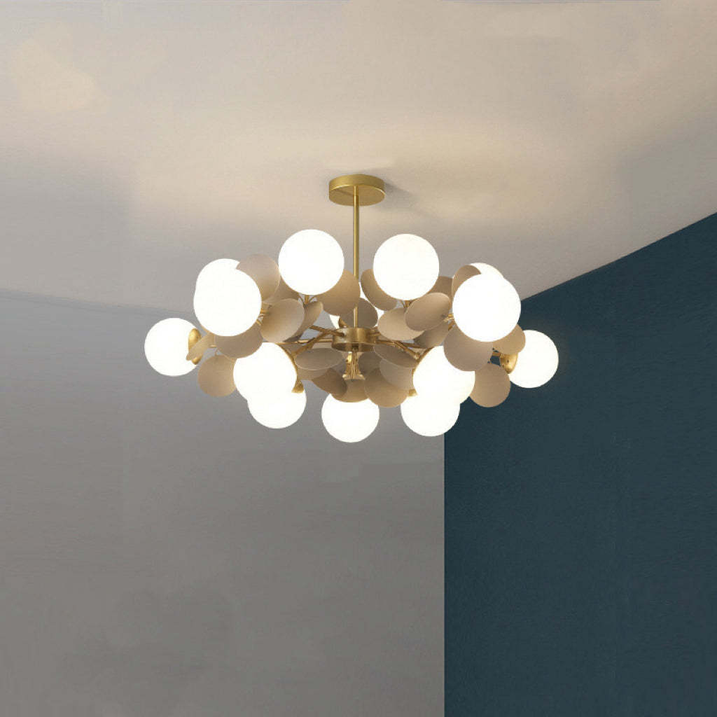 Jevon Multicolored Flower Branch Chandelier, Living Room