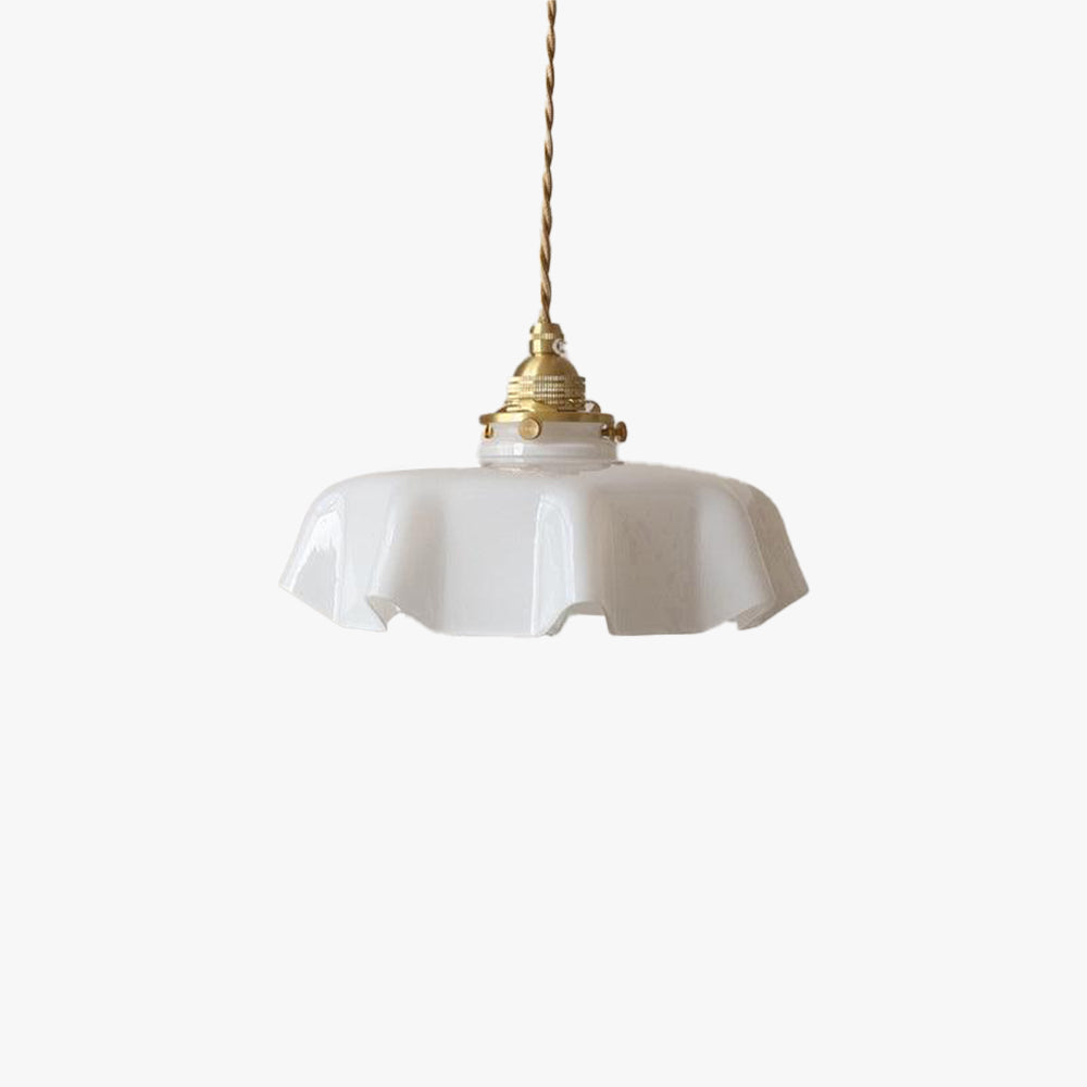 Hailie Vintage LED Pendant Light Glass Metal Bedroom