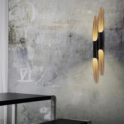 Orr Modern Minimalism Long Metal Wall Light Living Room Bedroom Hallway