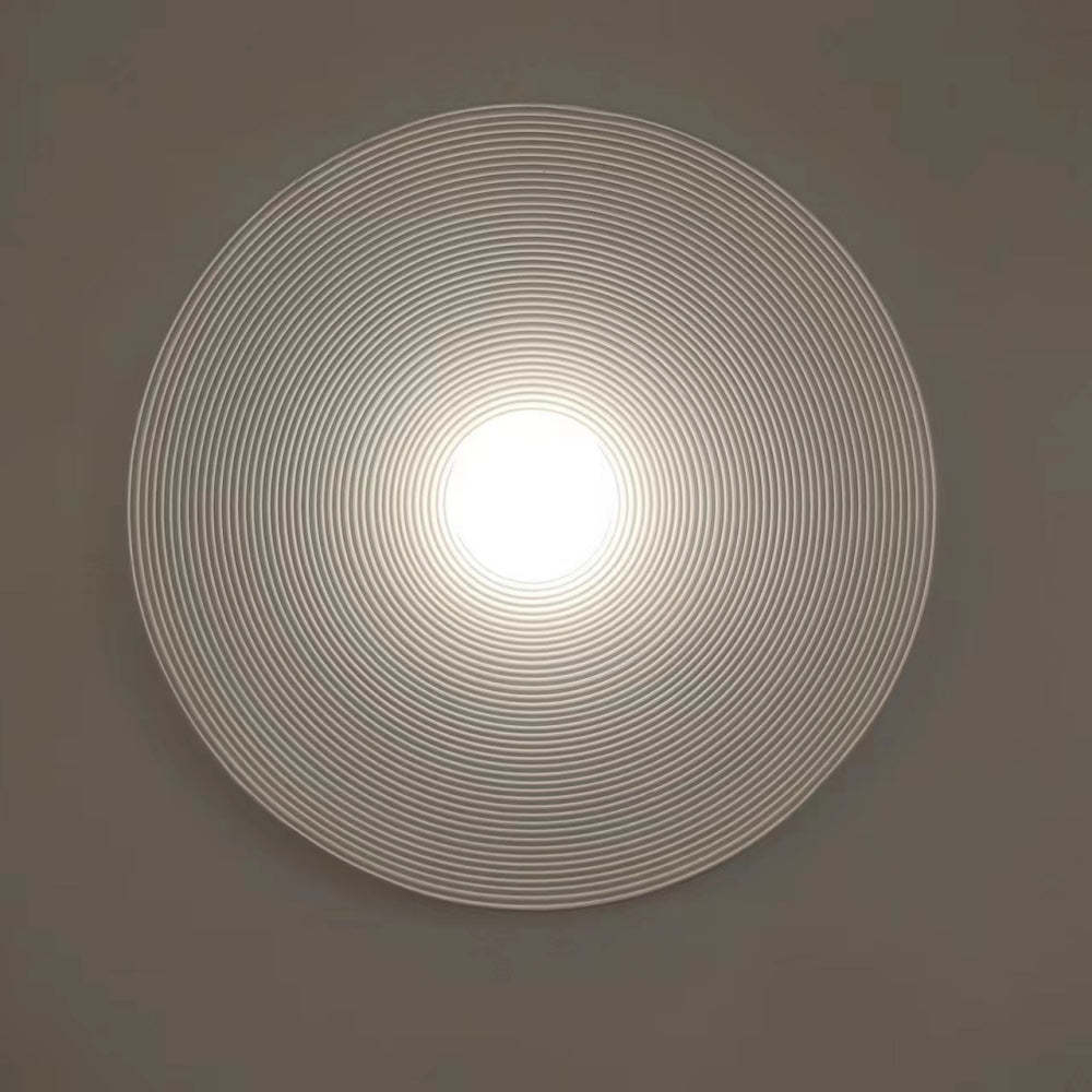 Elif Modern Round Indoor Wall Lamp Wood Bedroom Living Room