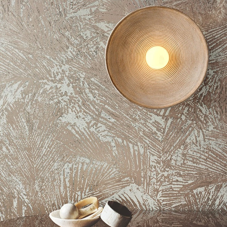 Elif Modern Round Indoor Wall Lamp Wood Bedroom Living Room