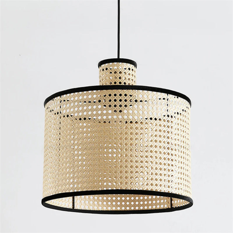 Ritta Vintage Handmade Pendant Light Rattan Metal Bedroom