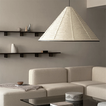 Byers Conical Pendant Light in modern living room
