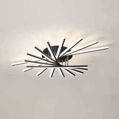 Quinn Linear Flush Mount Ceiling Light, 4 Colour