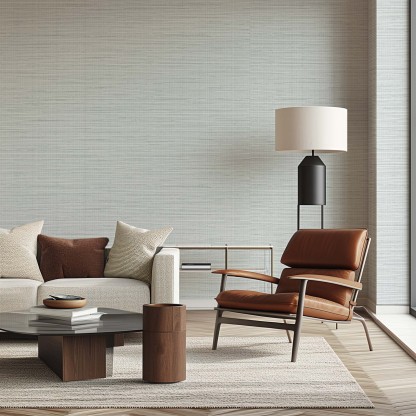 Cloud Minimalist Removable Beige Blue Brown Living Room Bedroom Wallpaper