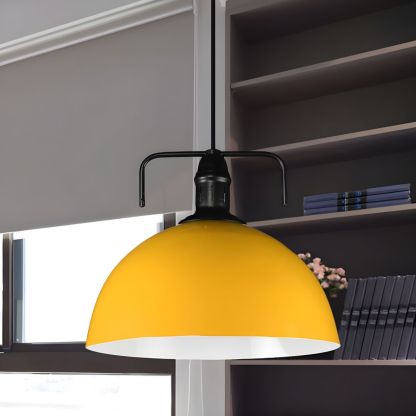 Yellow Morandi Metal Pendant Light
