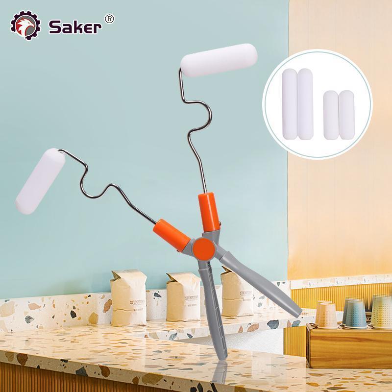 Saker® Adjustable Double Head Paint Roller(4*Brushs)