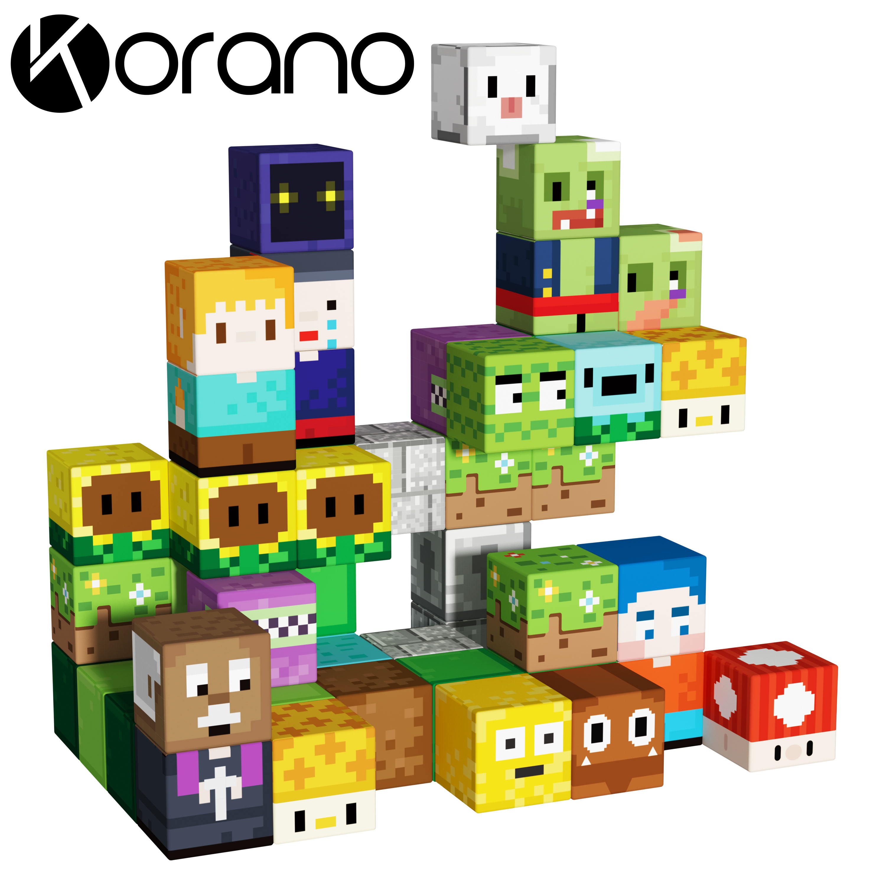 Korano Magnetic Building Blocks Toys - 48pcs