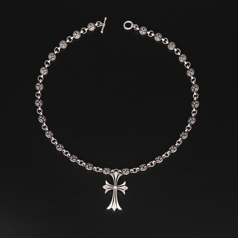 Chrome Heart Cross Vintage Necklace