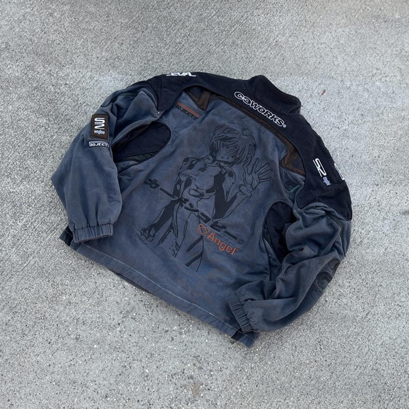 Rei Ayanami EVA Racing Jacket-IYAMIUIO