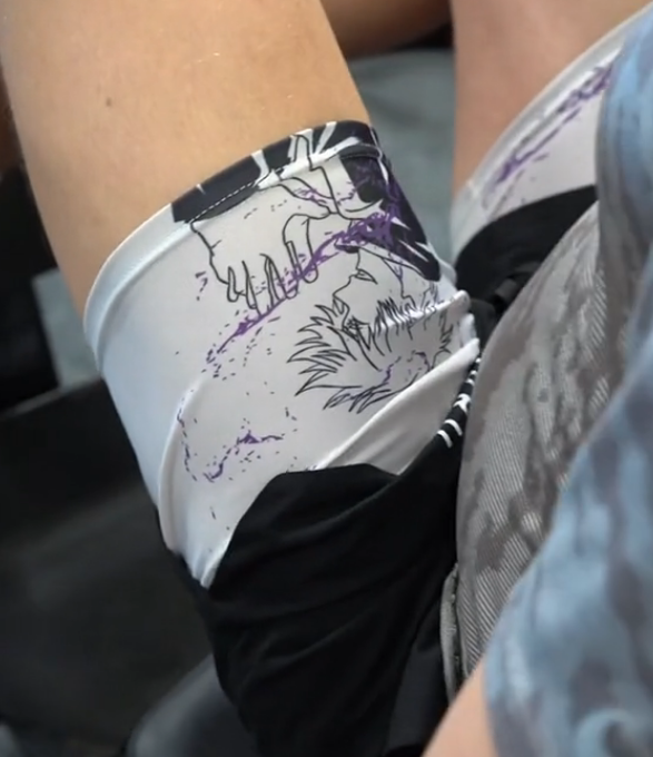 Gojo inspired performance shorts