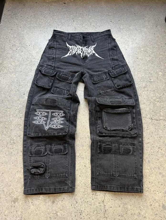 "Genesis" Cargo Pants-IYAMIUIO