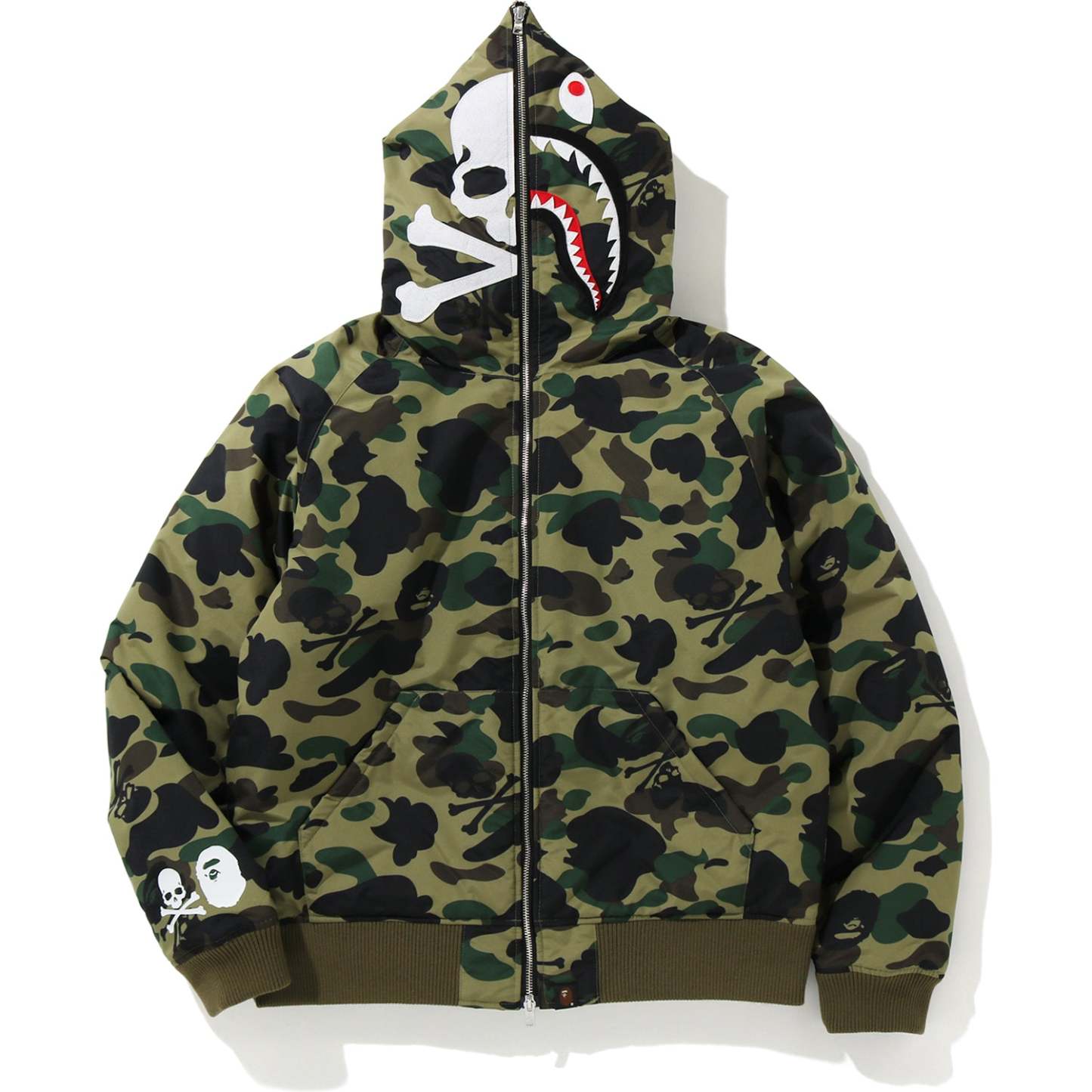 MM BAPE HOODIE DOWN JACKET MENS-IYAMIUIO