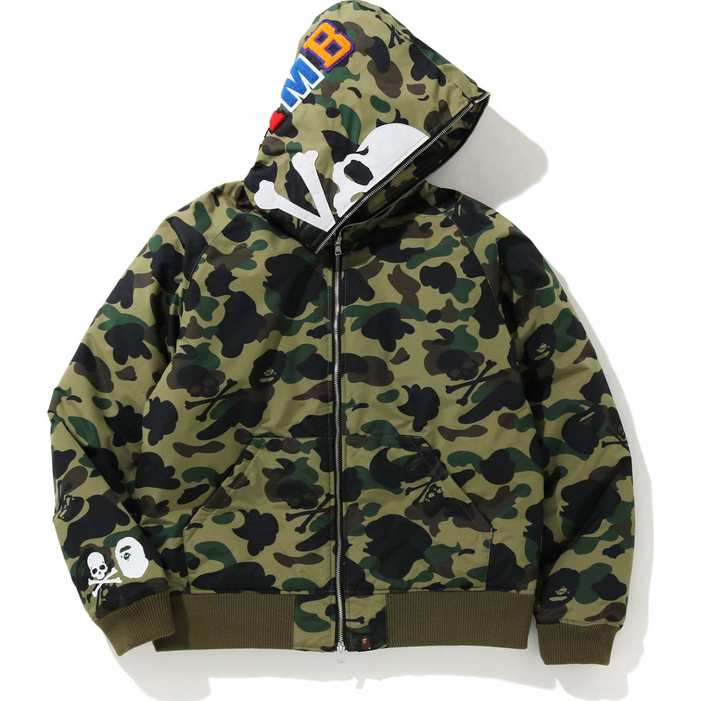 MM BAPE HOODIE DOWN JACKET MENS-IYAMIUIO