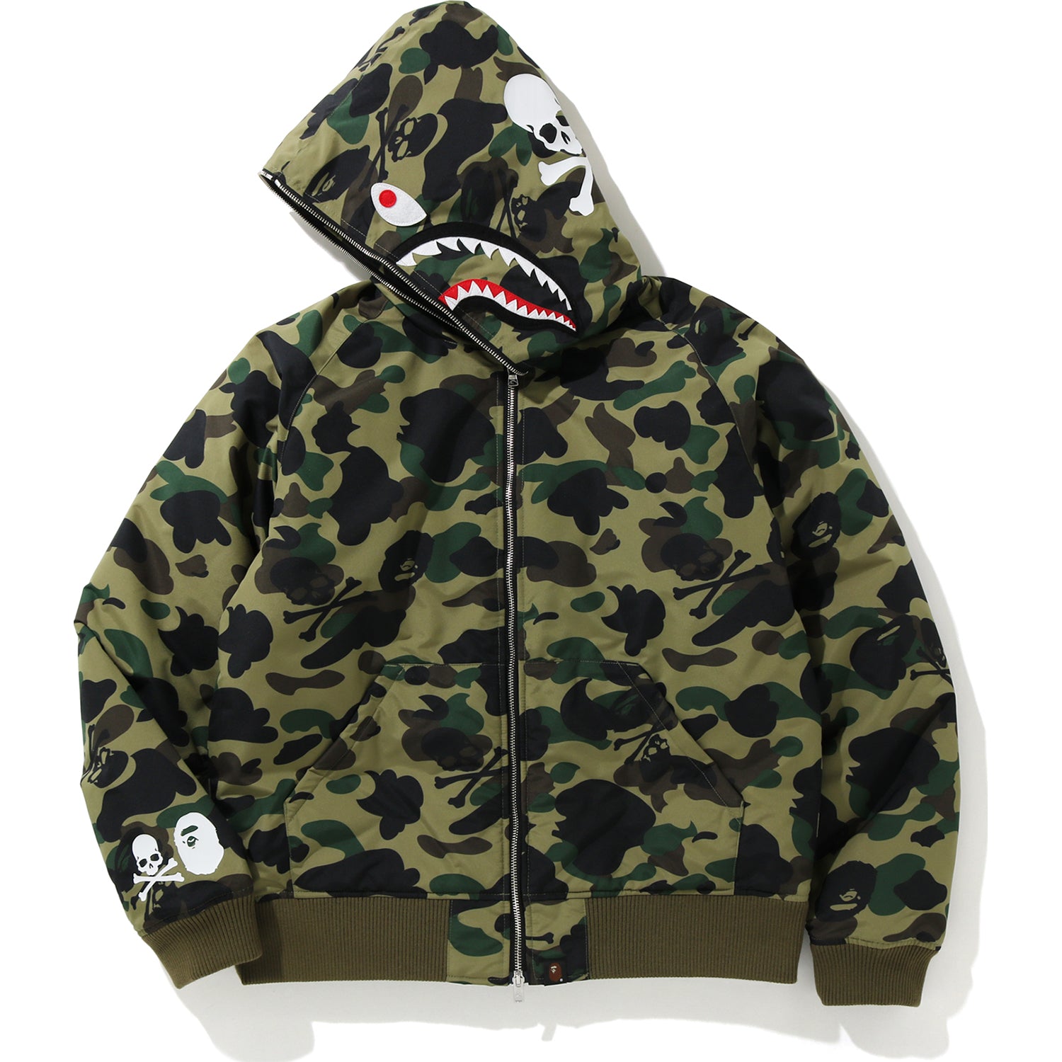 MM BAPE HOODIE DOWN JACKET MENS-IYAMIUIO