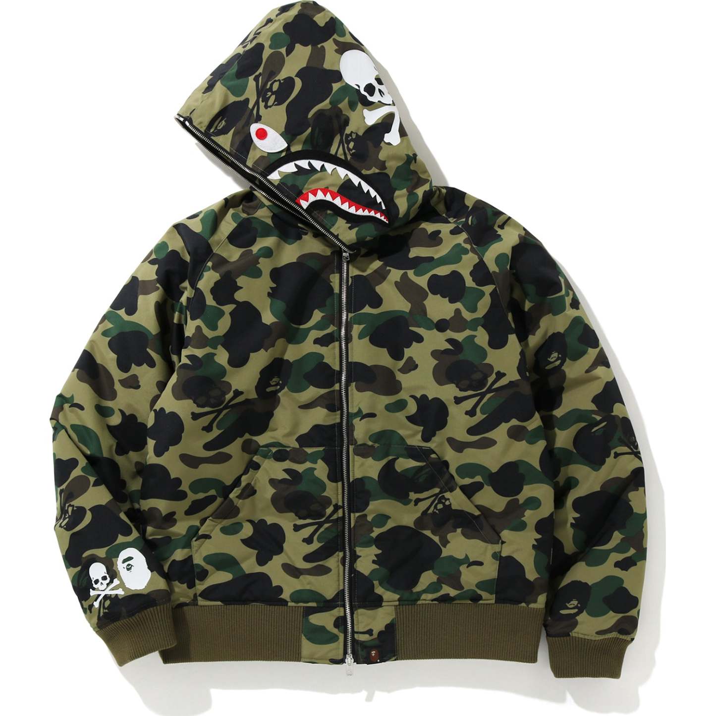 MM BAPE HOODIE DOWN JACKET MENS-IYAMIUIO
