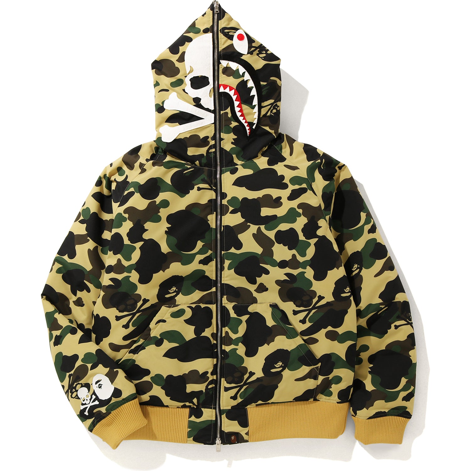 MM BAPE HOODIE DOWN JACKET MENS-IYAMIUIO