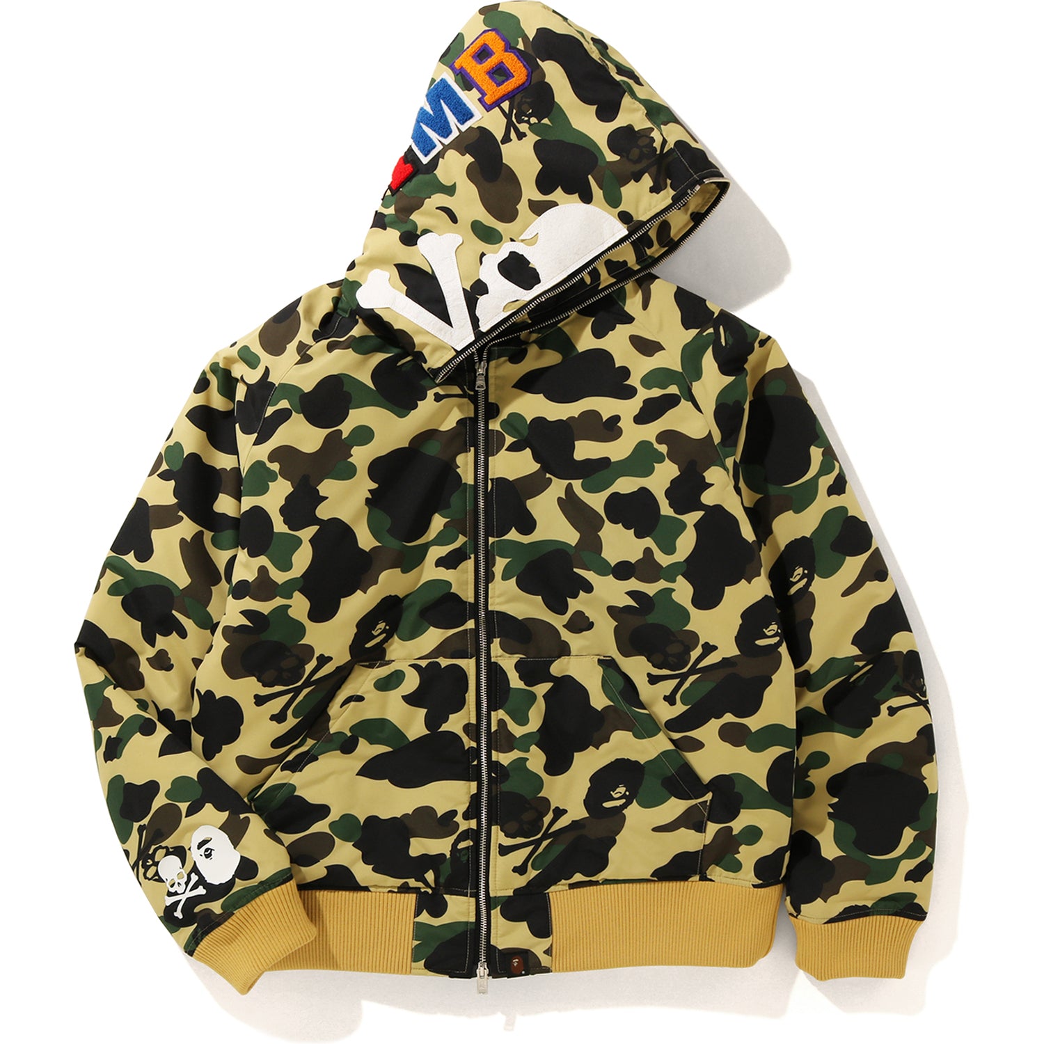 MM BAPE HOODIE DOWN JACKET MENS-IYAMIUIO