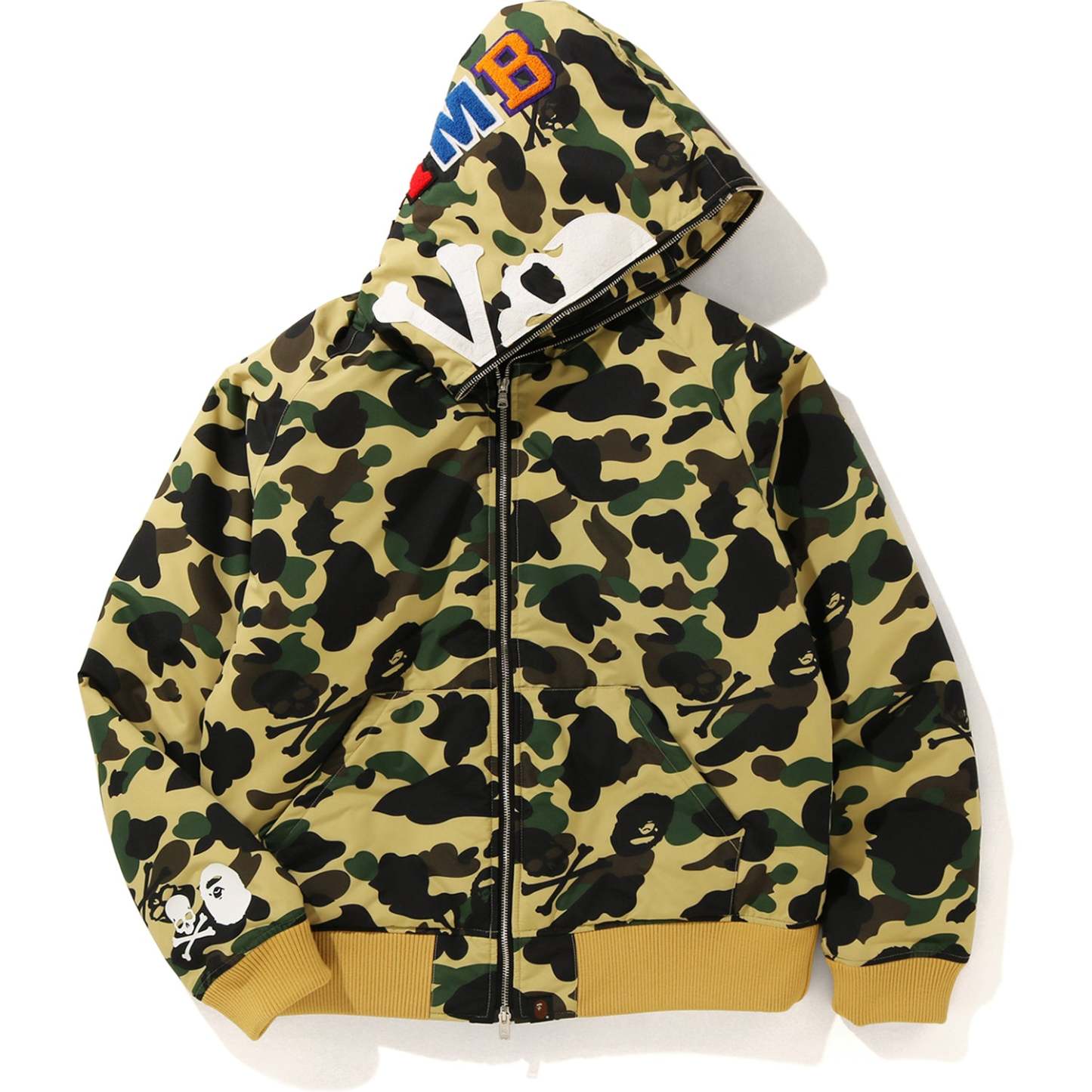 MM BAPE HOODIE DOWN JACKET MENS-IYAMIUIO