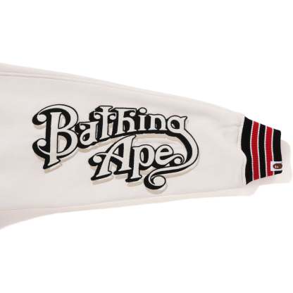 LUX SPORT BADGES OVERSIZED HOODED SWEAT VARSITY JACKET MENS-IYAMIUIO